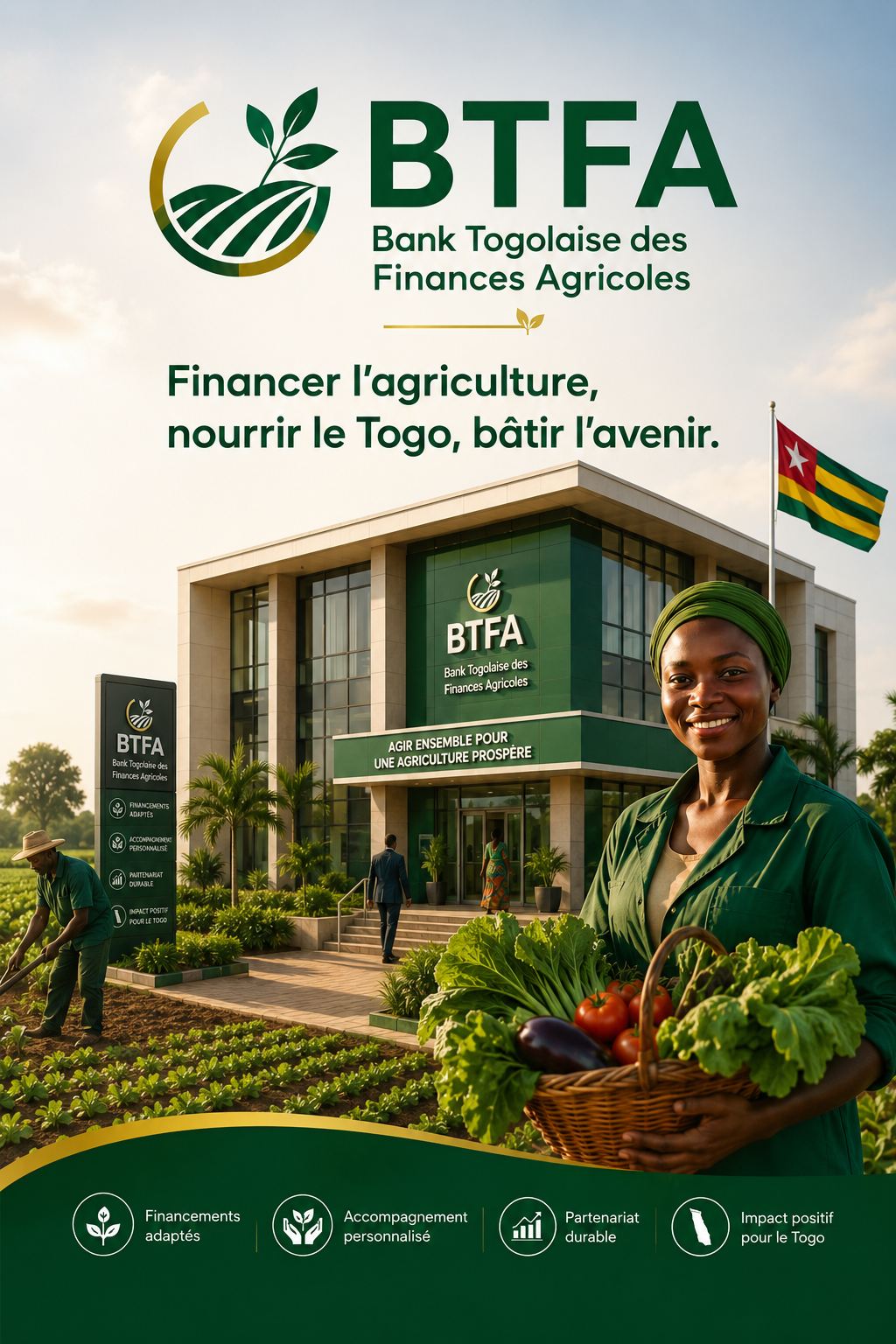 Visuel BTFA sur l'agriculture au Togo